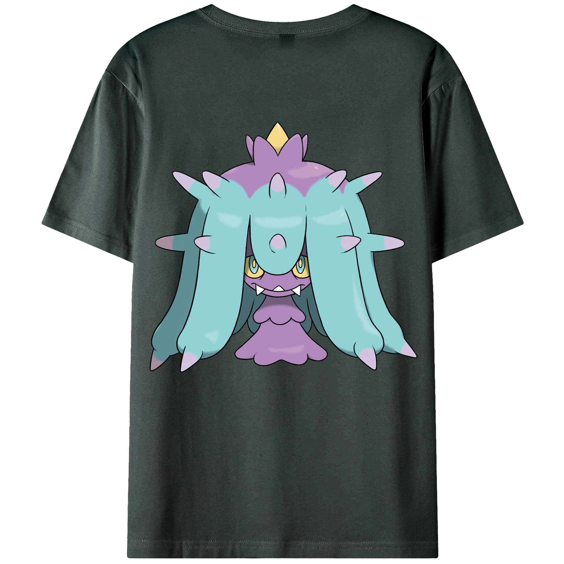 （画像用） ポケットモンスター Pokémon 綿100％ メンズ半袖Tシャツ（バックプリント） 通気性